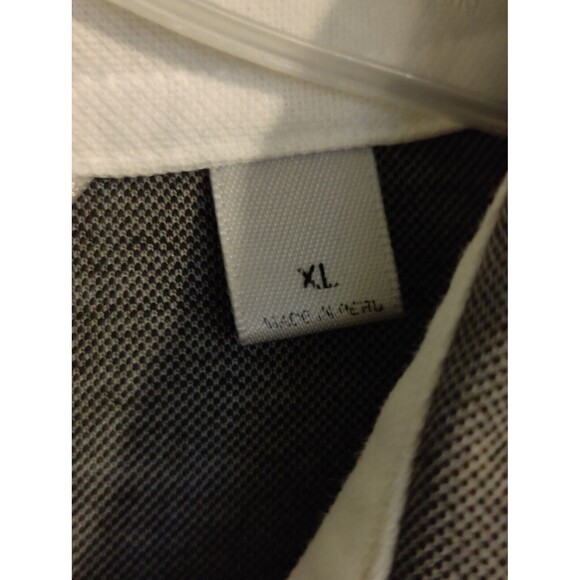 Travis Mathew Men's XL Golf Polo Shirt Embroidered Logo White/Gray athletic - Picture 8 of 9